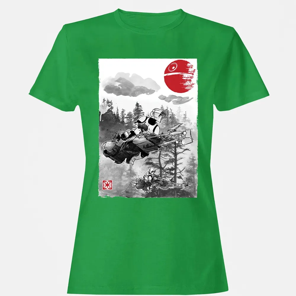 Patrolling the Endor Moon Women's T-shirt - 7