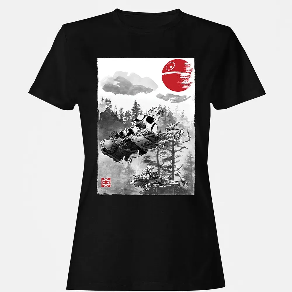 Patrolling the Endor Moon Women's T-shirt - 16