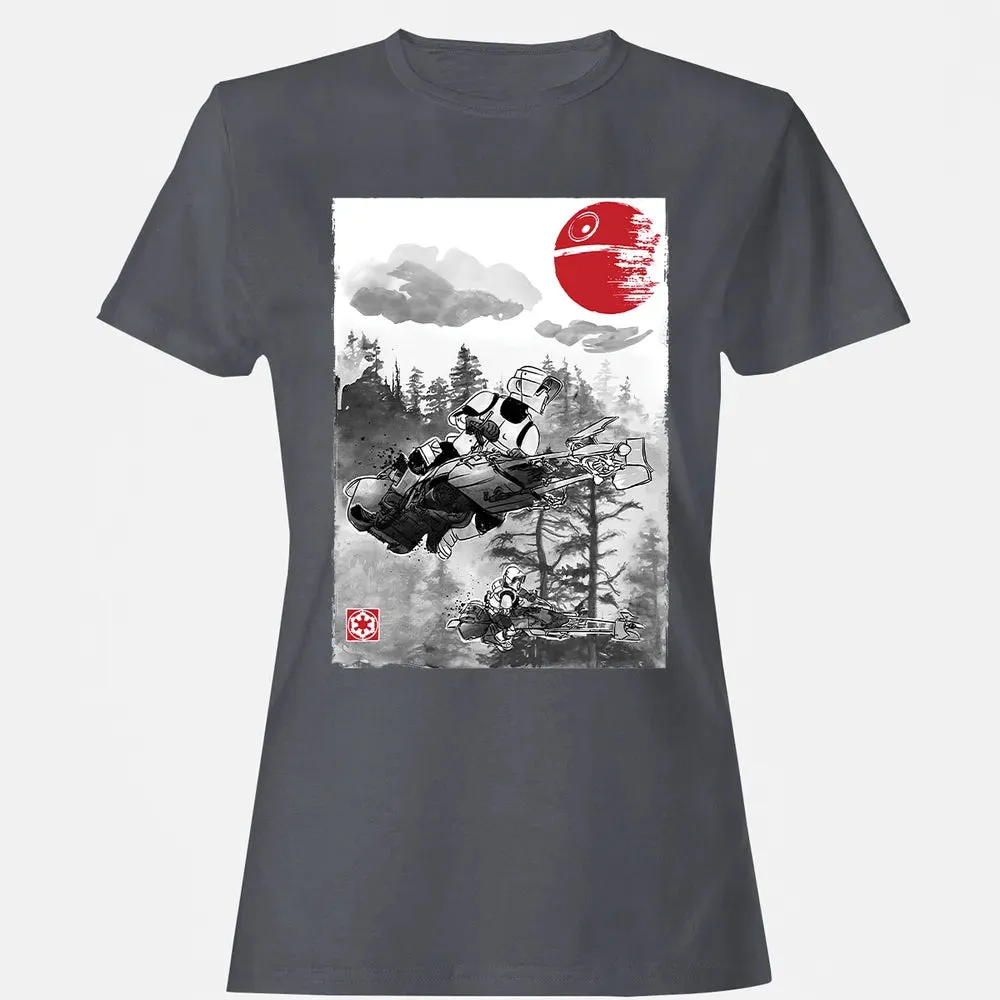Patrolling the Endor Moon Women's T-shirt - 5