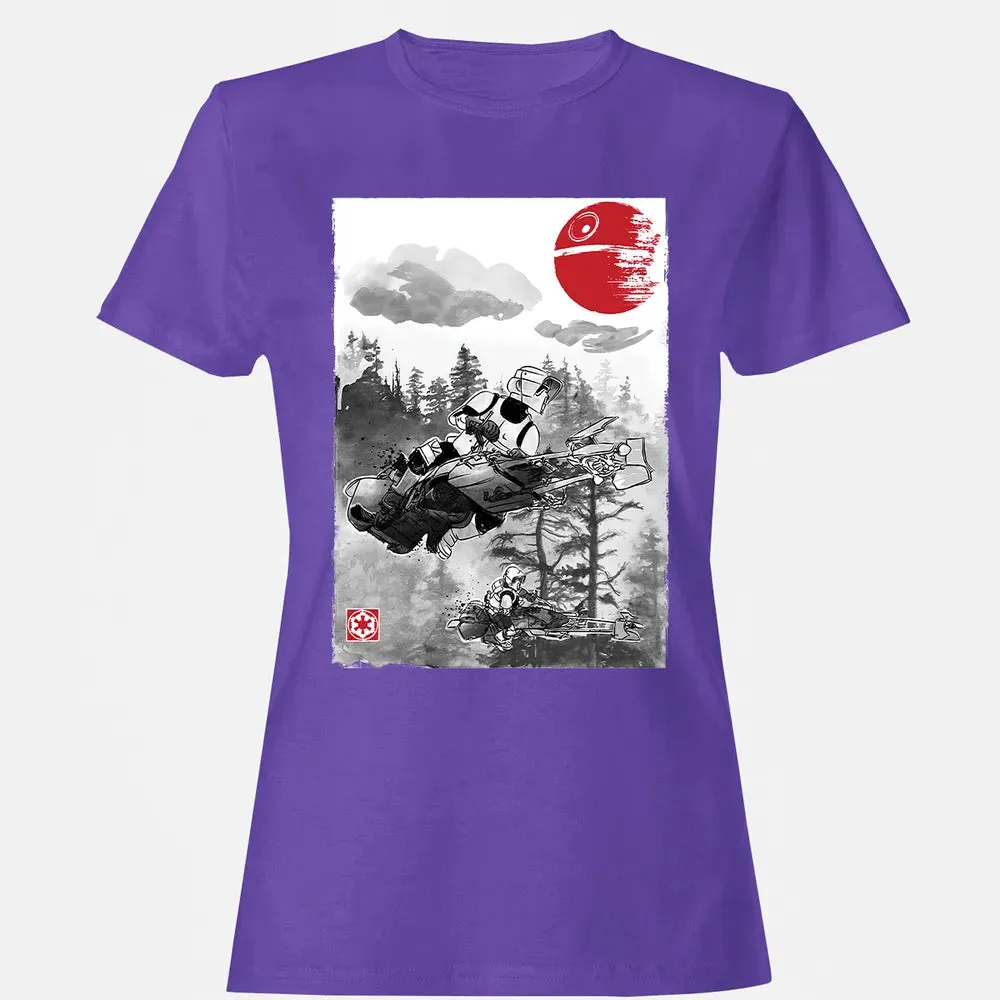 Patrolling the Endor Moon Women's T-shirt - 12
