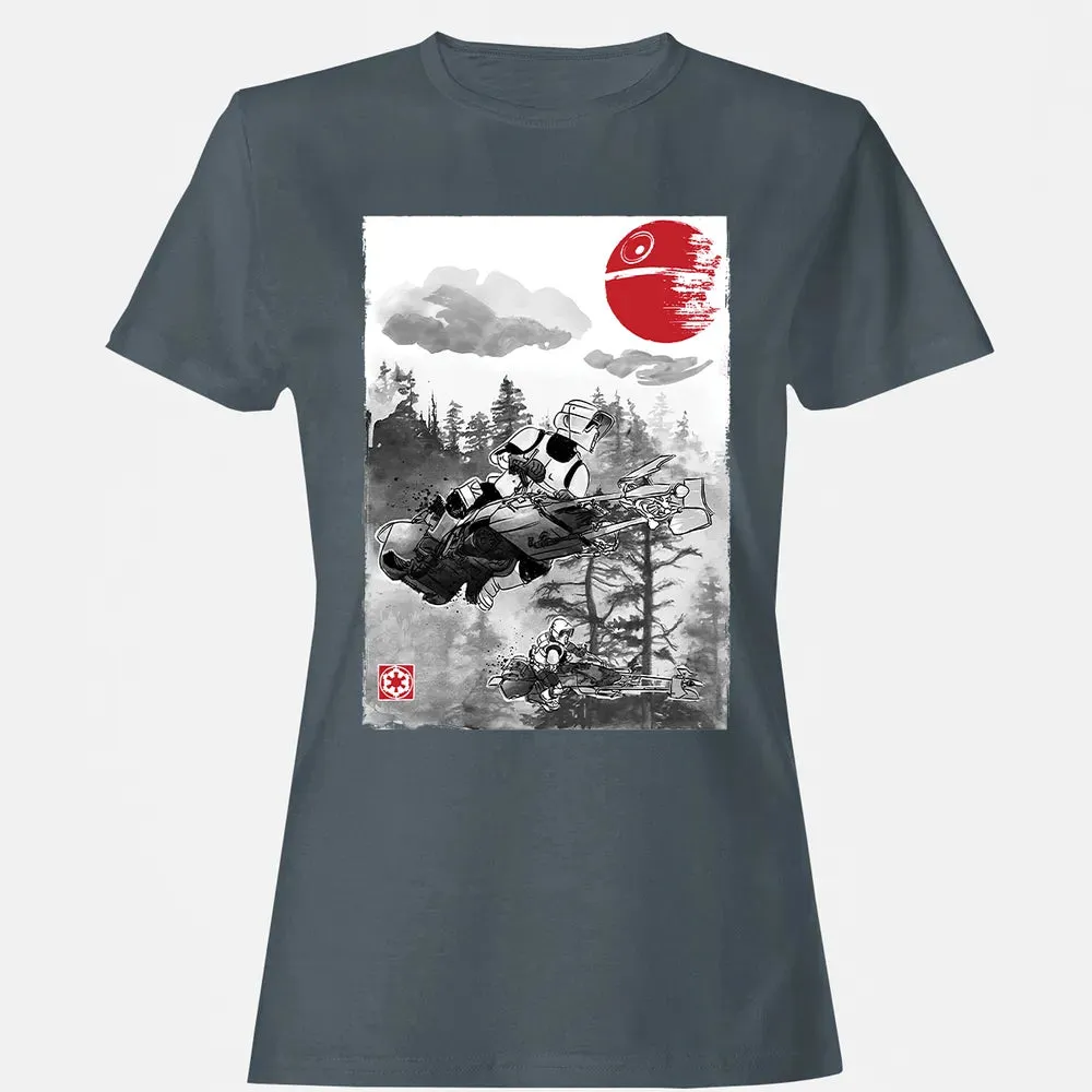 Patrolling the Endor Moon Women's T-shirt - 3