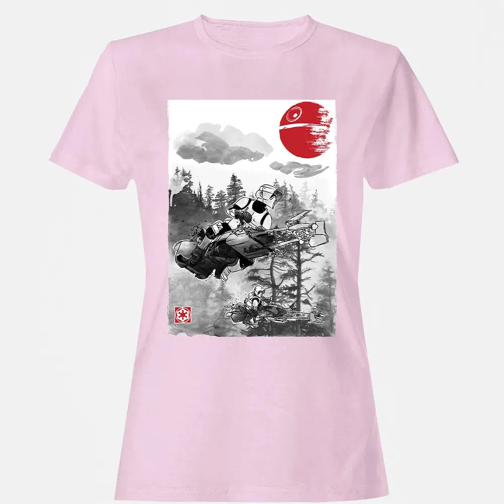 Patrolling the Endor Moon Women's T-shirt - 9