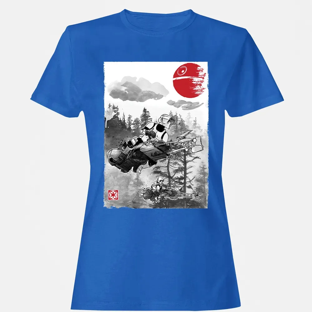 Patrolling the Endor Moon Women's T-shirt - 14