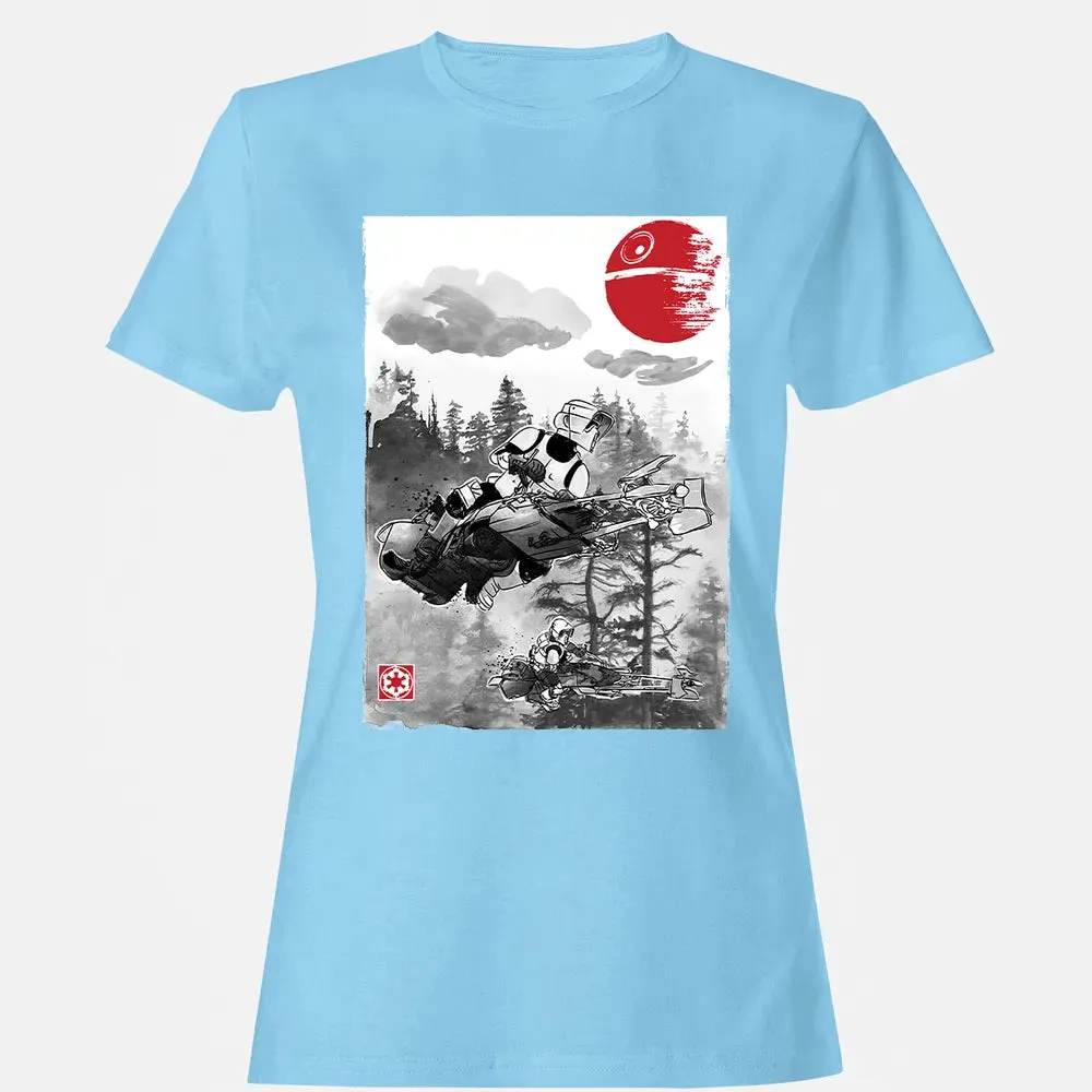 Patrolling the Endor Moon Women's T-shirt - 8