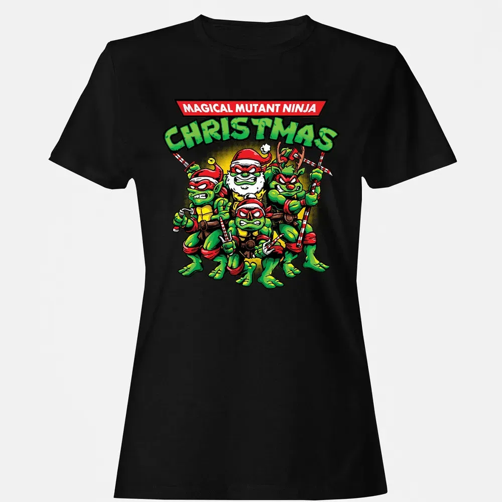 Magical Mutant Ninja Christmas Women's T-shirt - 16