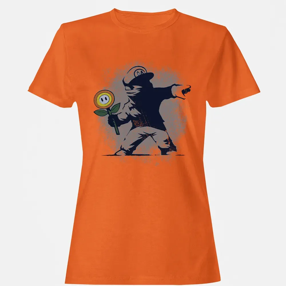 Banksy Mario Women's T-shirt - 11