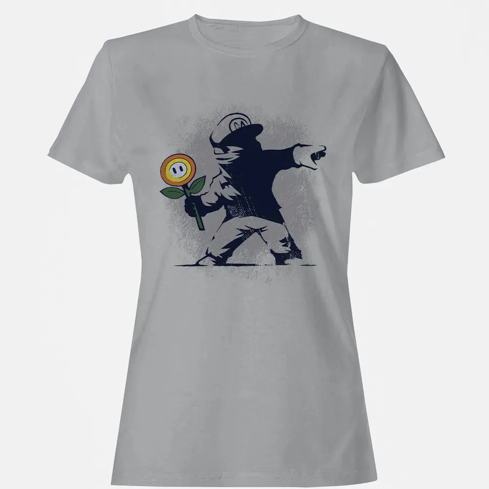 Banksy Mario Women's T-shirt - 15