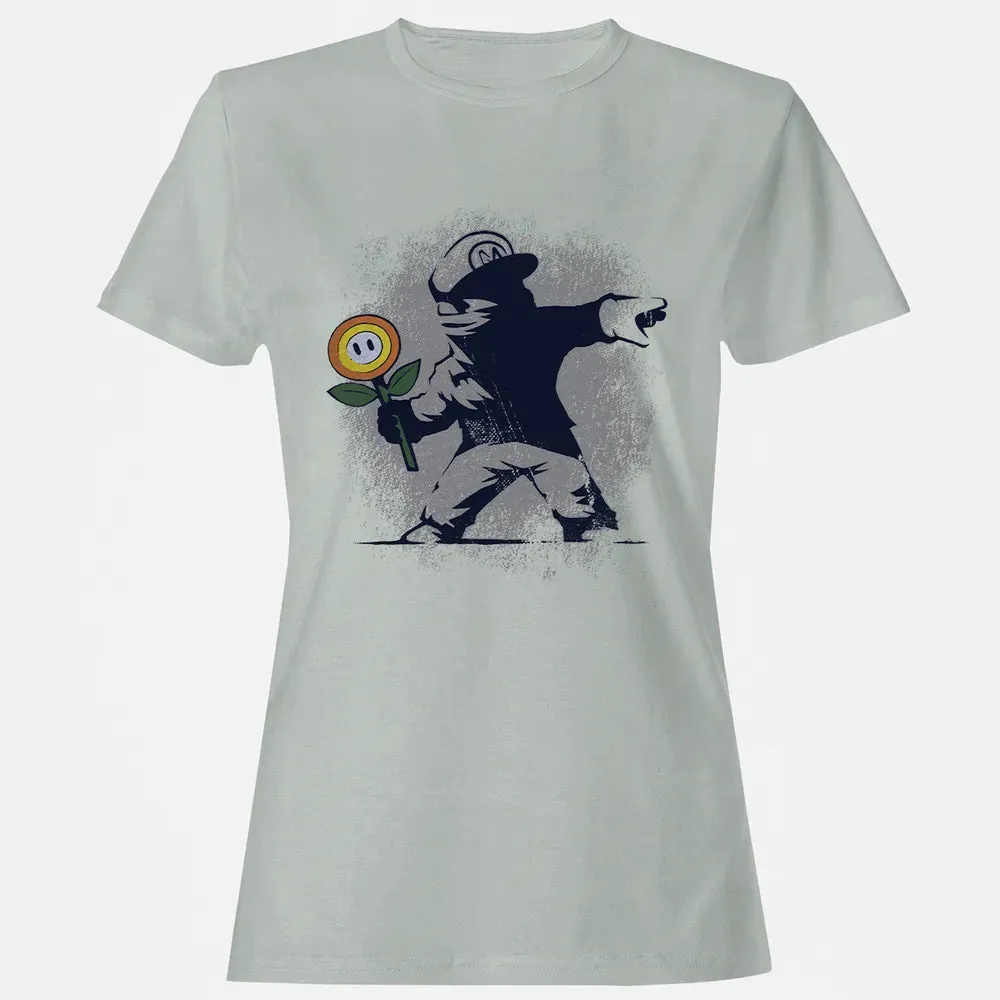 Banksy Mario Women's T-shirt - 2