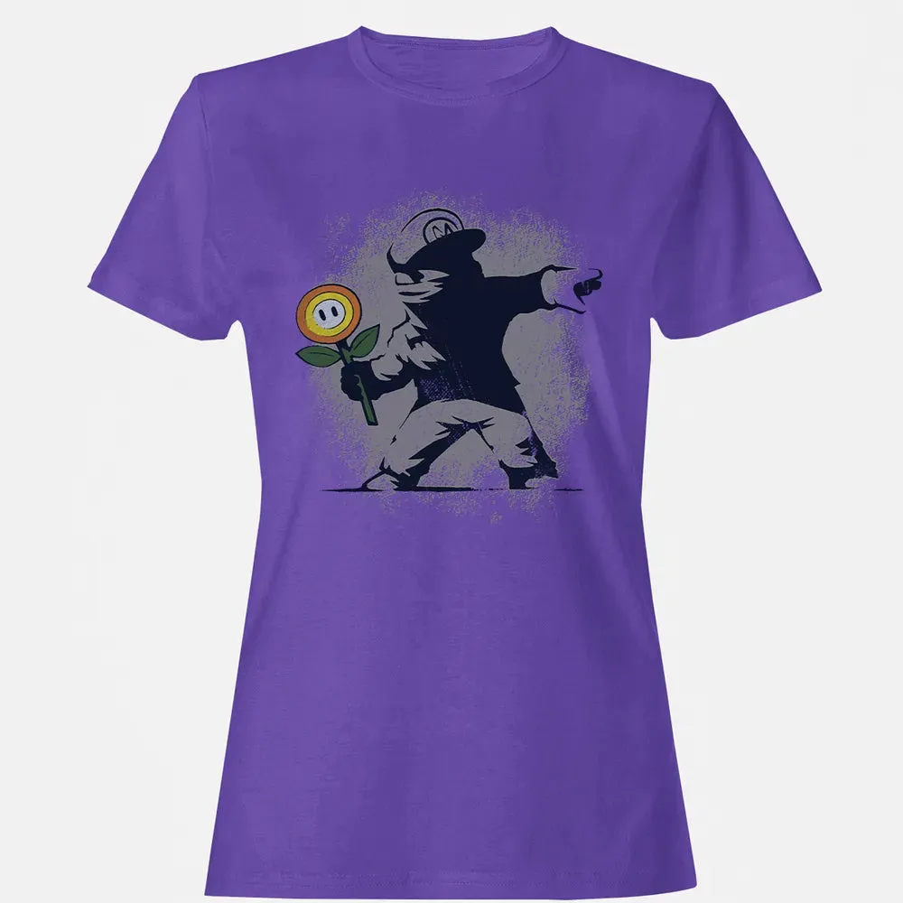 Banksy Mario Women's T-shirt - 12