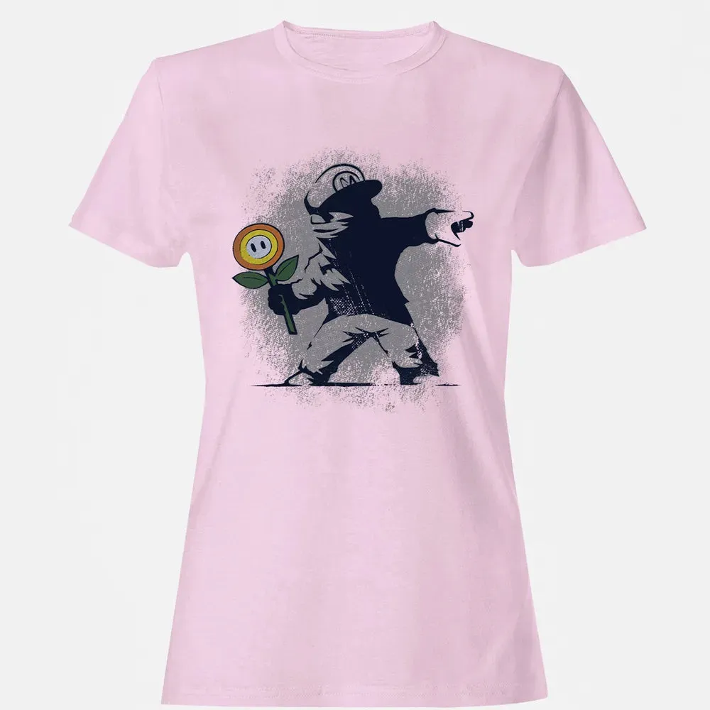 Banksy Mario Women's T-shirt - 9