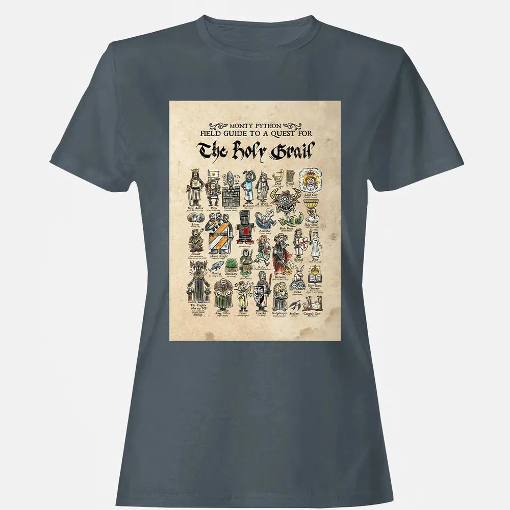 Field Guide To A Guest For The Holy Grail Women's T-shirt - 3