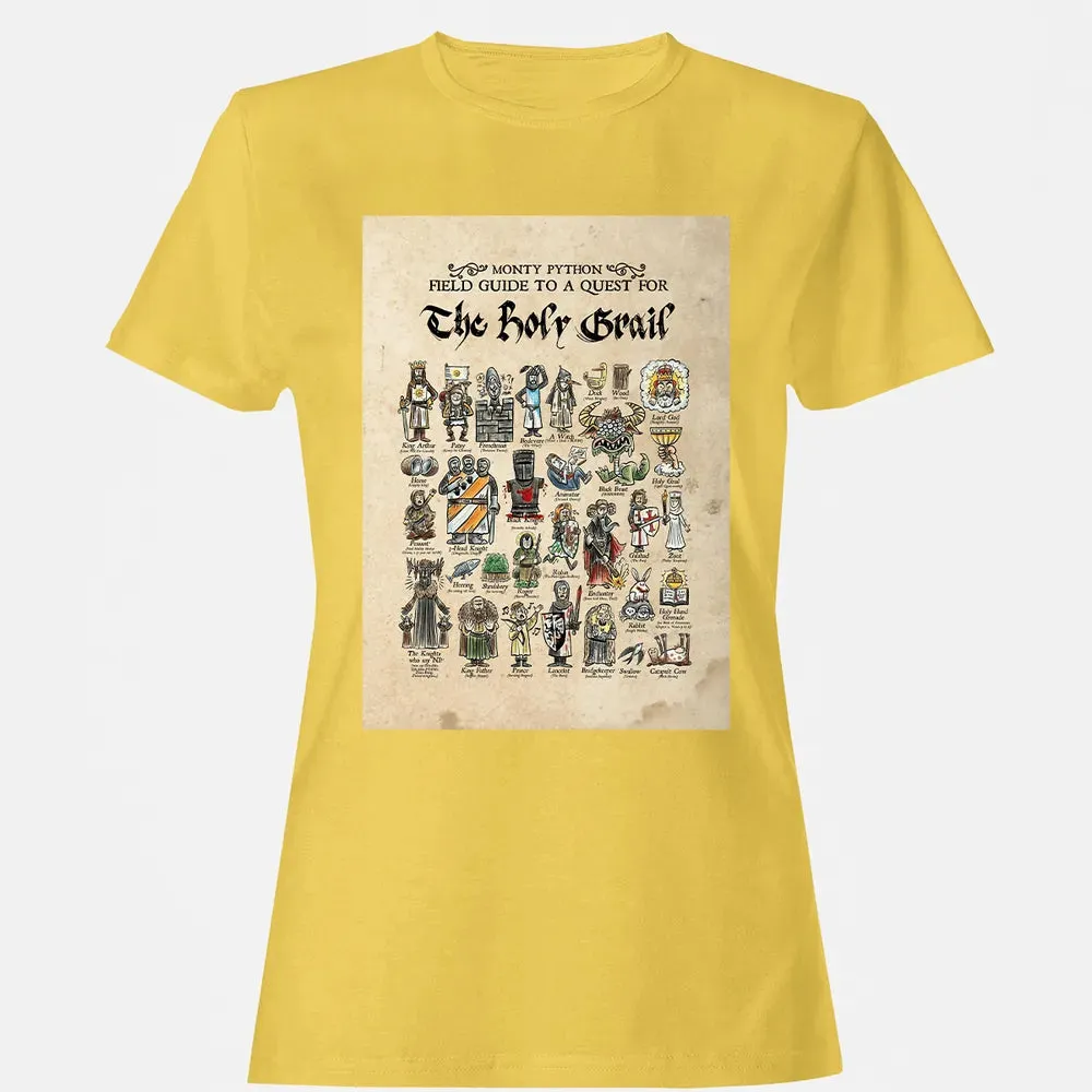 Field Guide To A Guest For The Holy Grail Women's T-shirt - 4