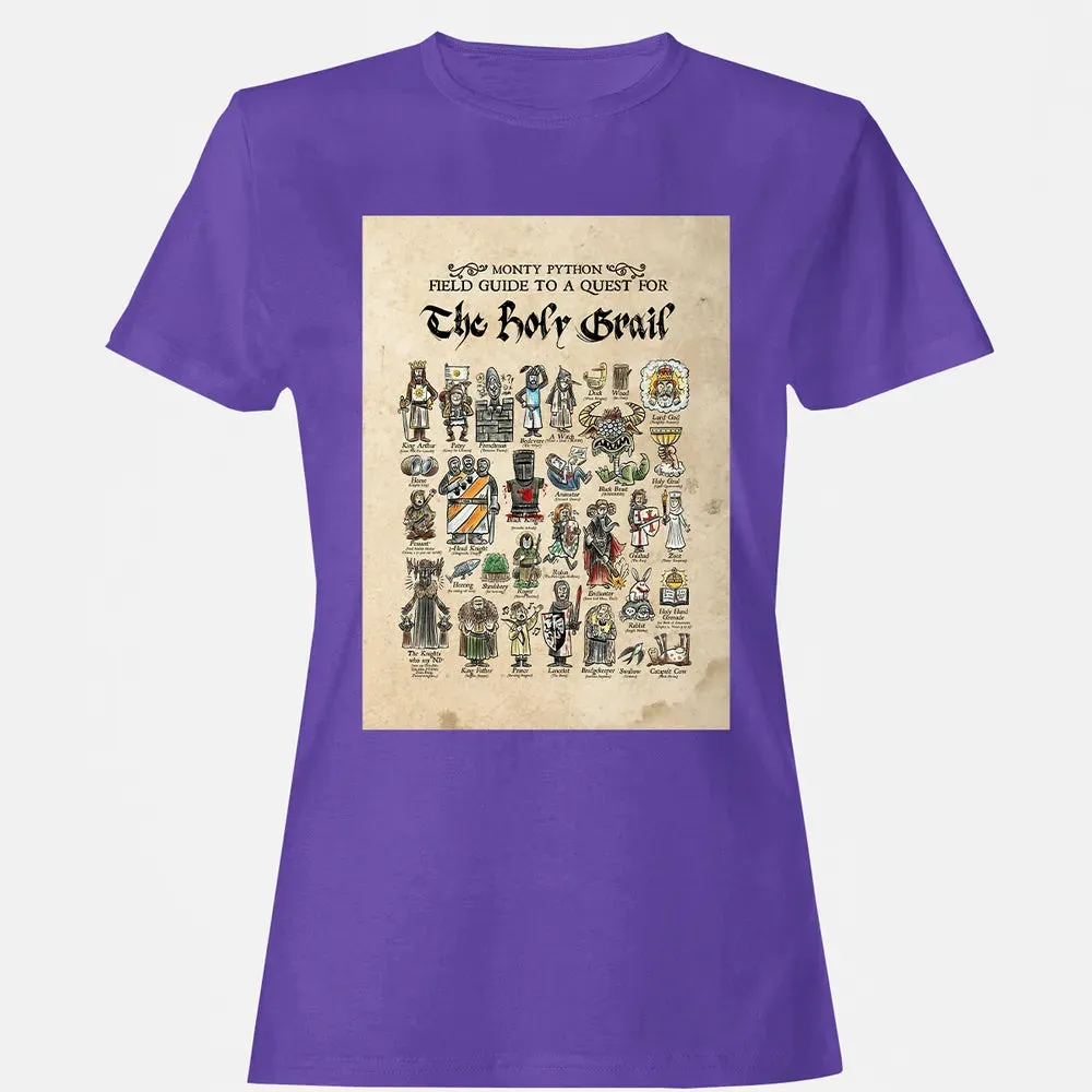 Field Guide To A Guest For The Holy Grail Women's T-shirt - 12