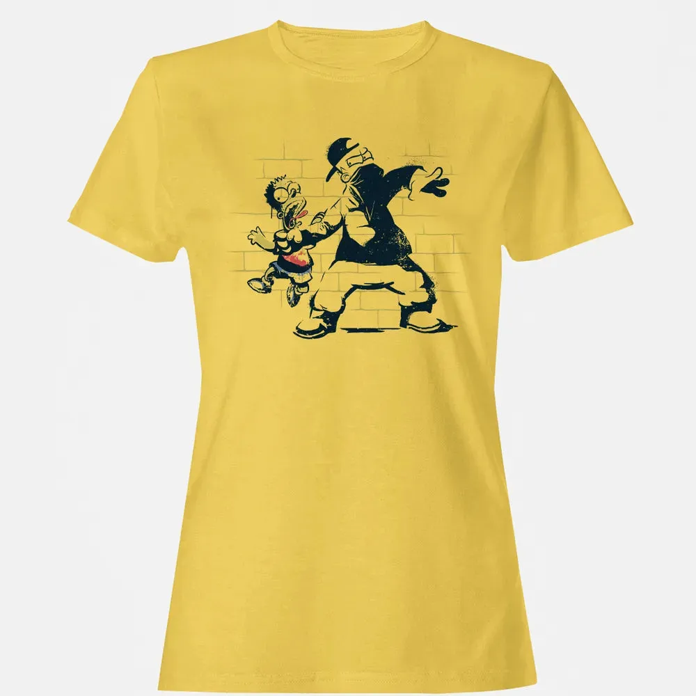 Banksy Bart Women's T-shirt - 4