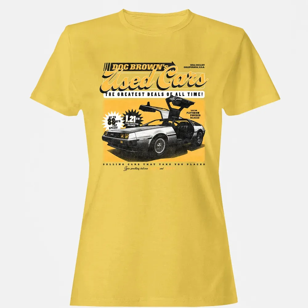 Doc Brownâ€™s Used Cars Women's T-shirt - 4