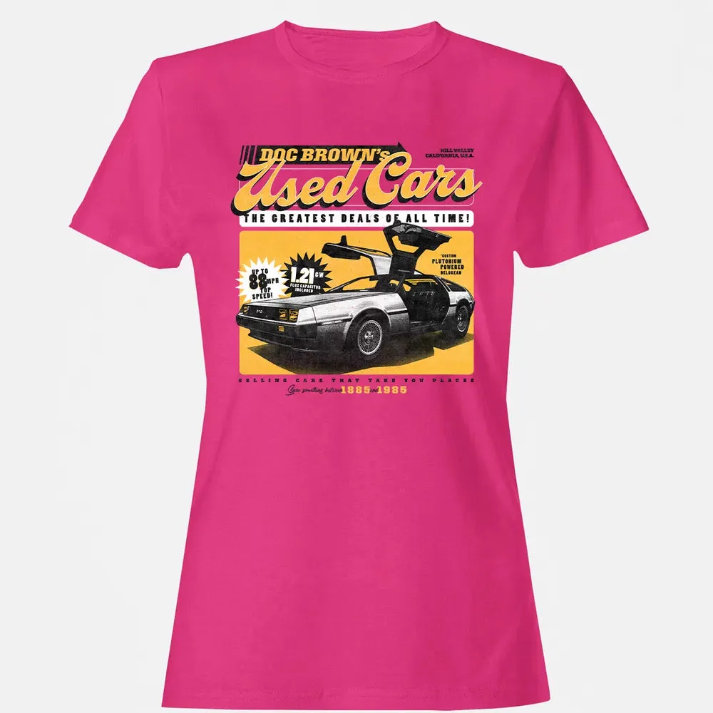Doc Brownâ€™s Used Cars Women's T-shirt - 6