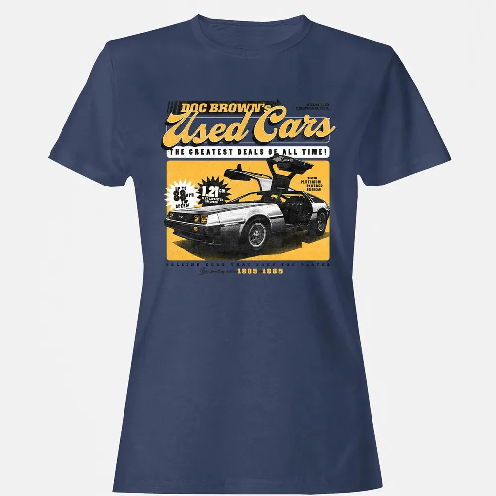 Doc Brownâ€™s Used Cars Women's T-shirt - 10