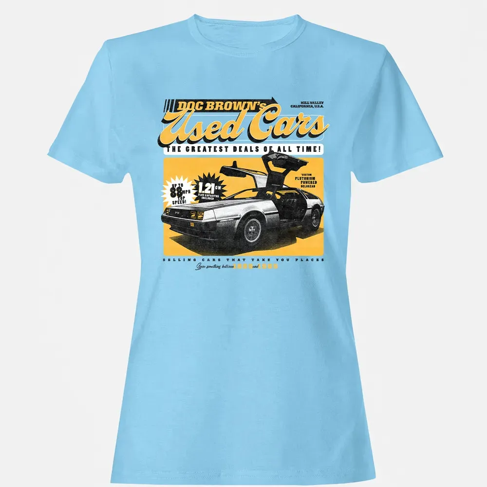 Doc Brownâ€™s Used Cars Women's T-shirt - 8