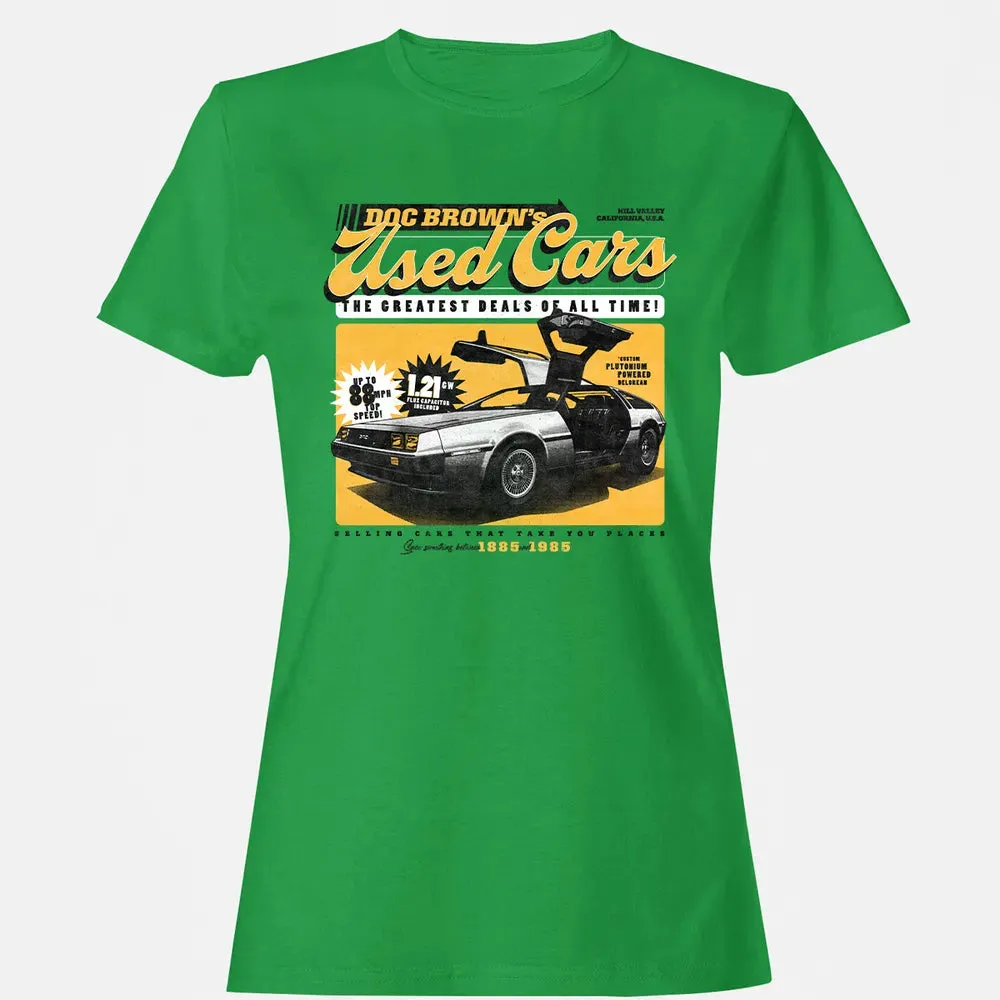 Doc Brownâ€™s Used Cars Women's T-shirt - 7