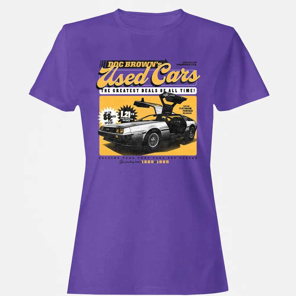 Doc Brownâ€™s Used Cars Women's T-shirt - 12