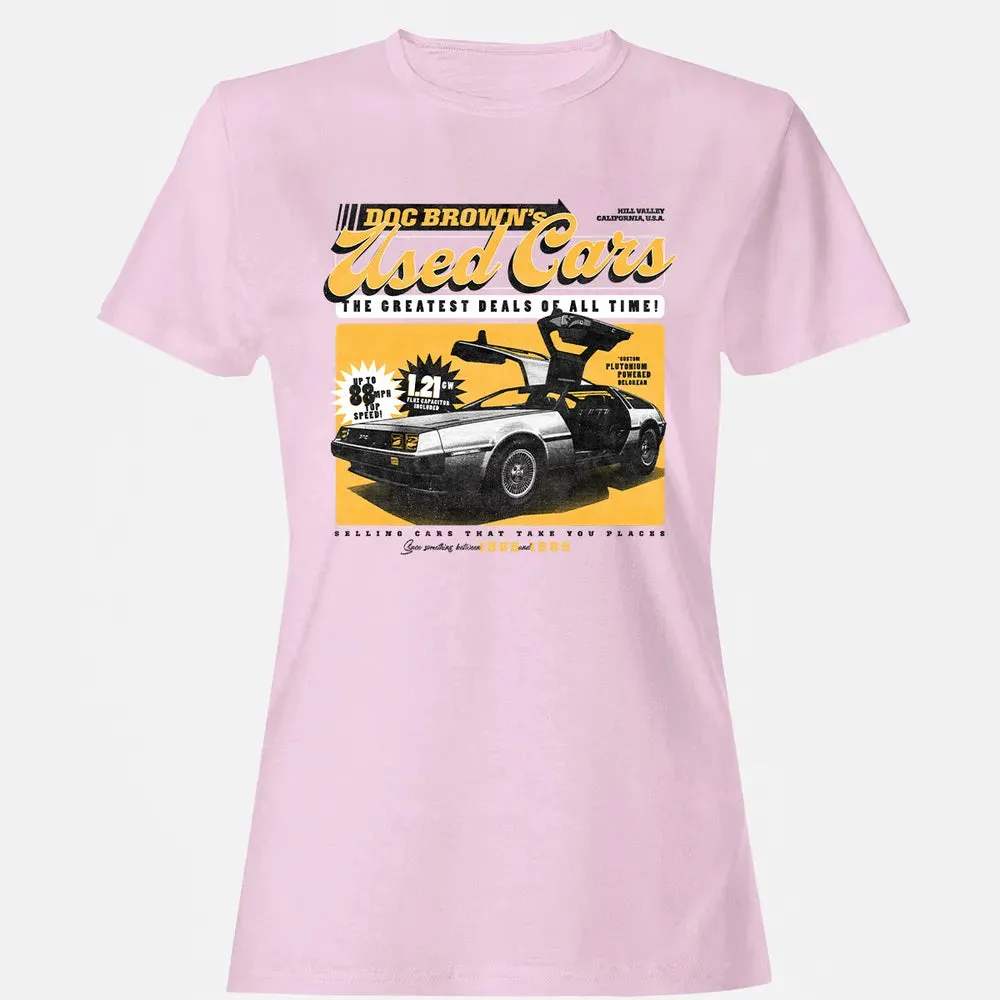 Doc Brownâ€™s Used Cars Women's T-shirt - 9