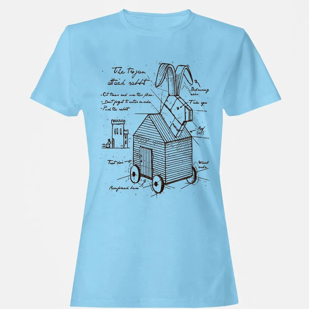 Trojan Rabbit Women's T-shirt - 8