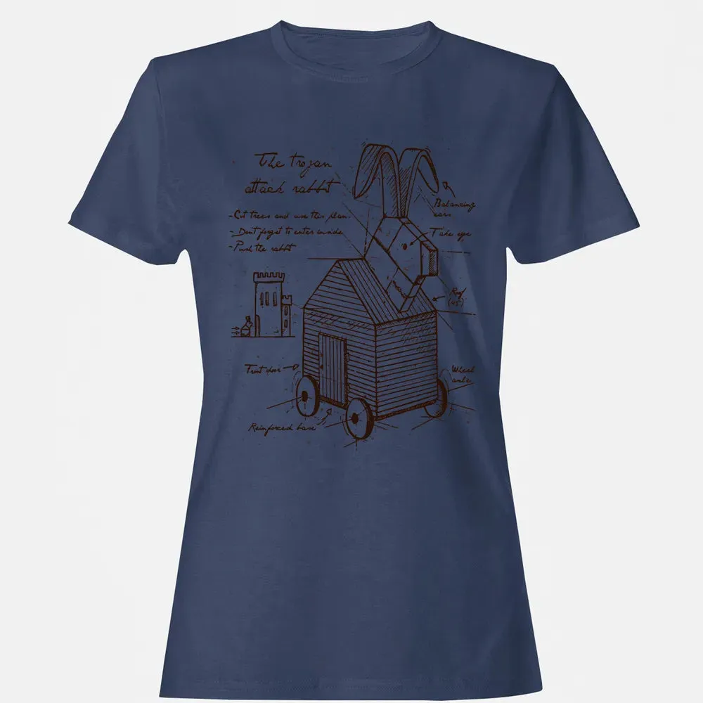 Trojan Rabbit Women's T-shirt - 10