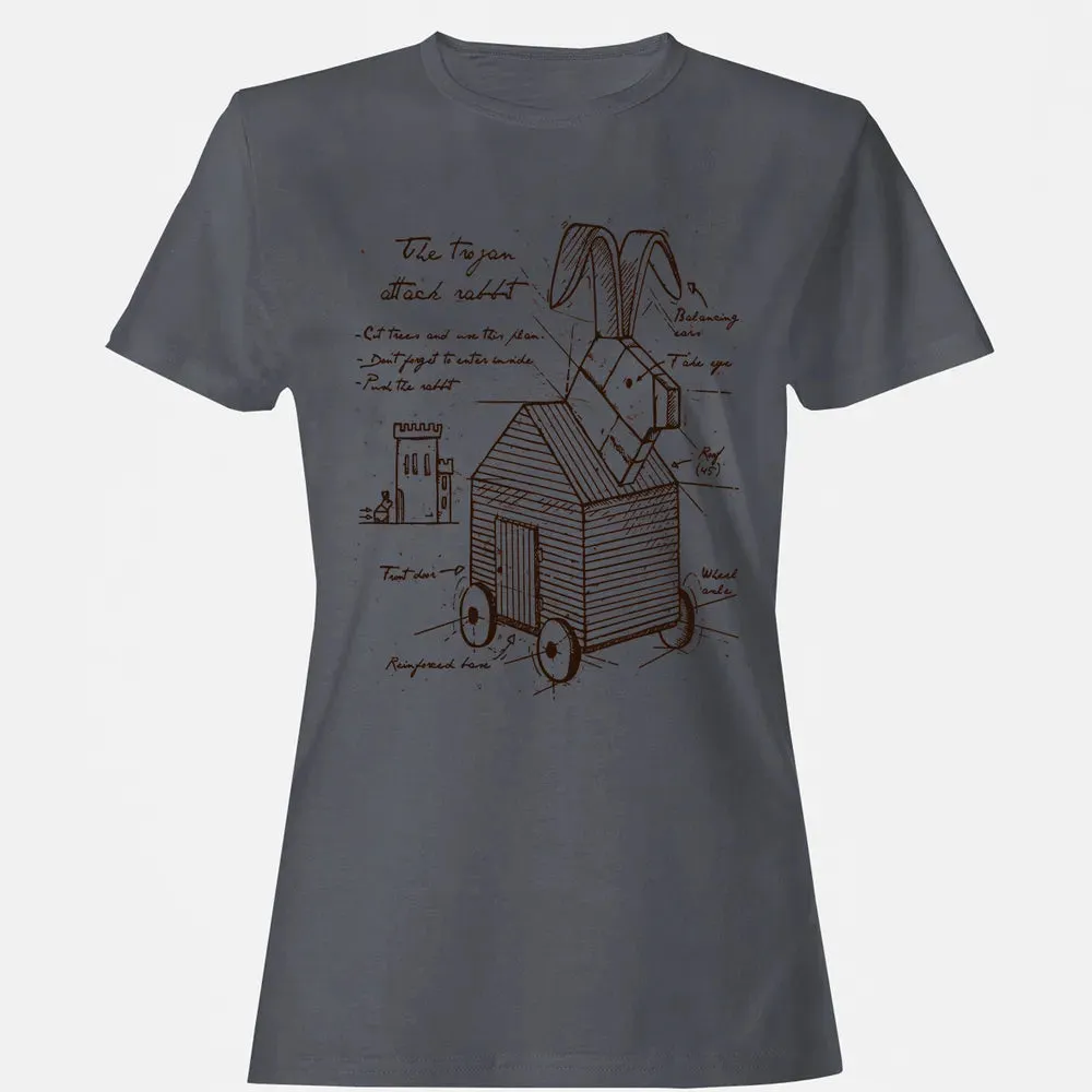 Trojan Rabbit Women's T-shirt - 5