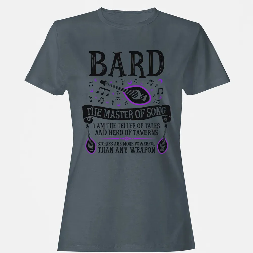 BARD, THE MASTER OF SONG (Black) Women's T-shirt - 3
