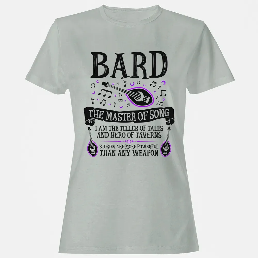BARD, THE MASTER OF SONG (Black) Women's T-shirt - 2
