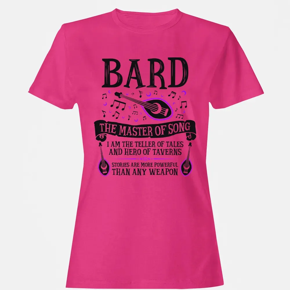 BARD, THE MASTER OF SONG (Black) Women's T-shirt - 6