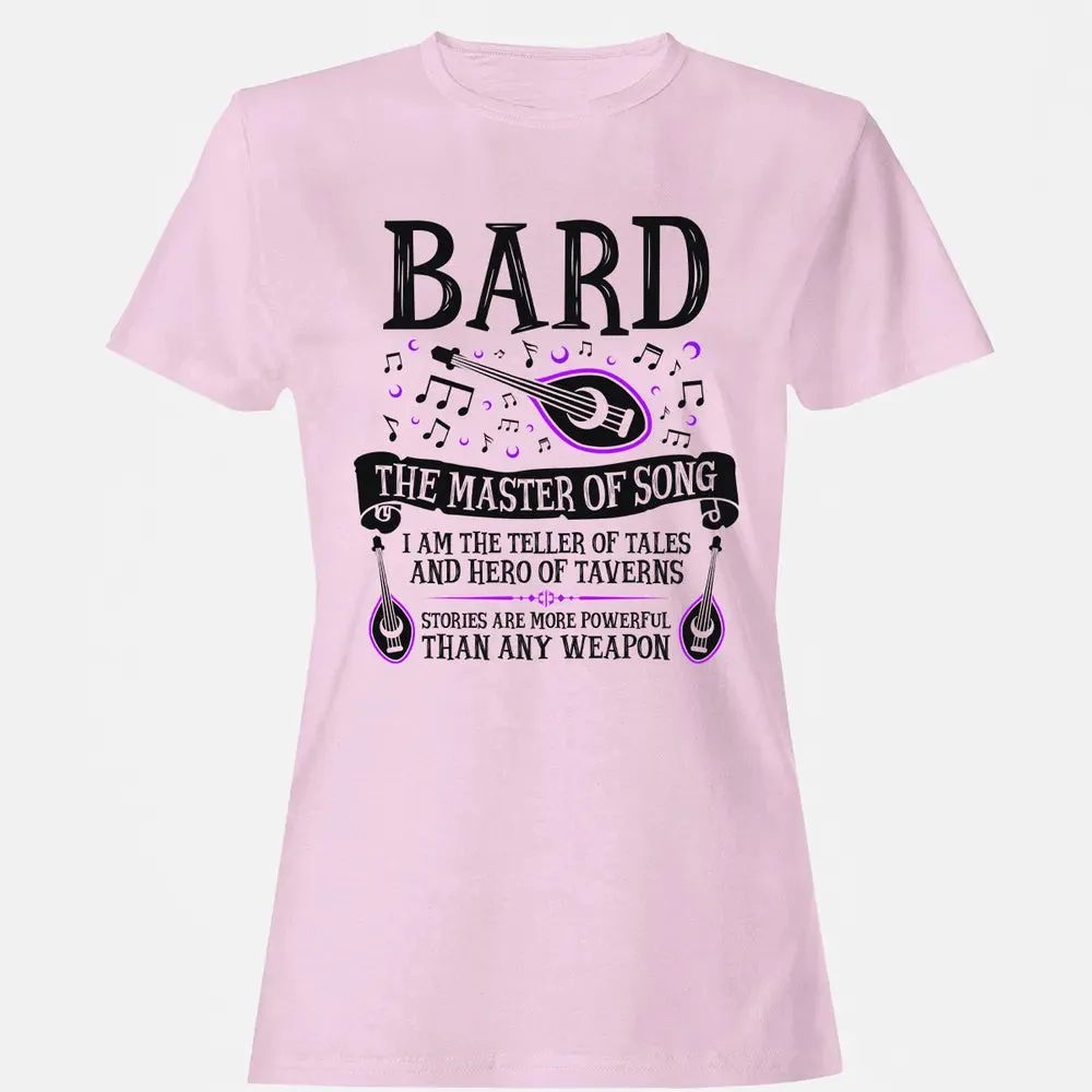 BARD, THE MASTER OF SONG (Black) Women's T-shirt - 9