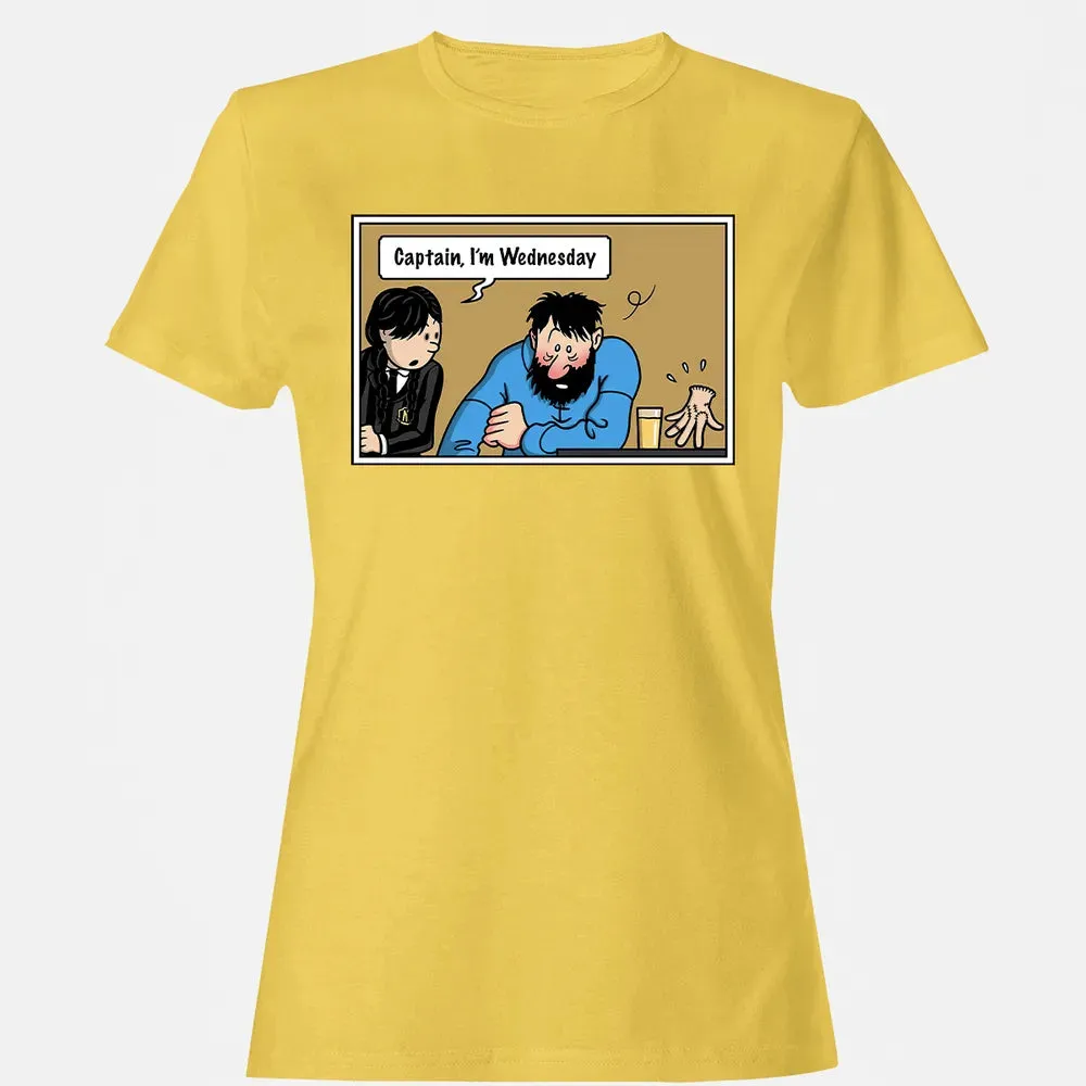 Captain, Iâ€™m Wednesday Women's T-shirt - 4