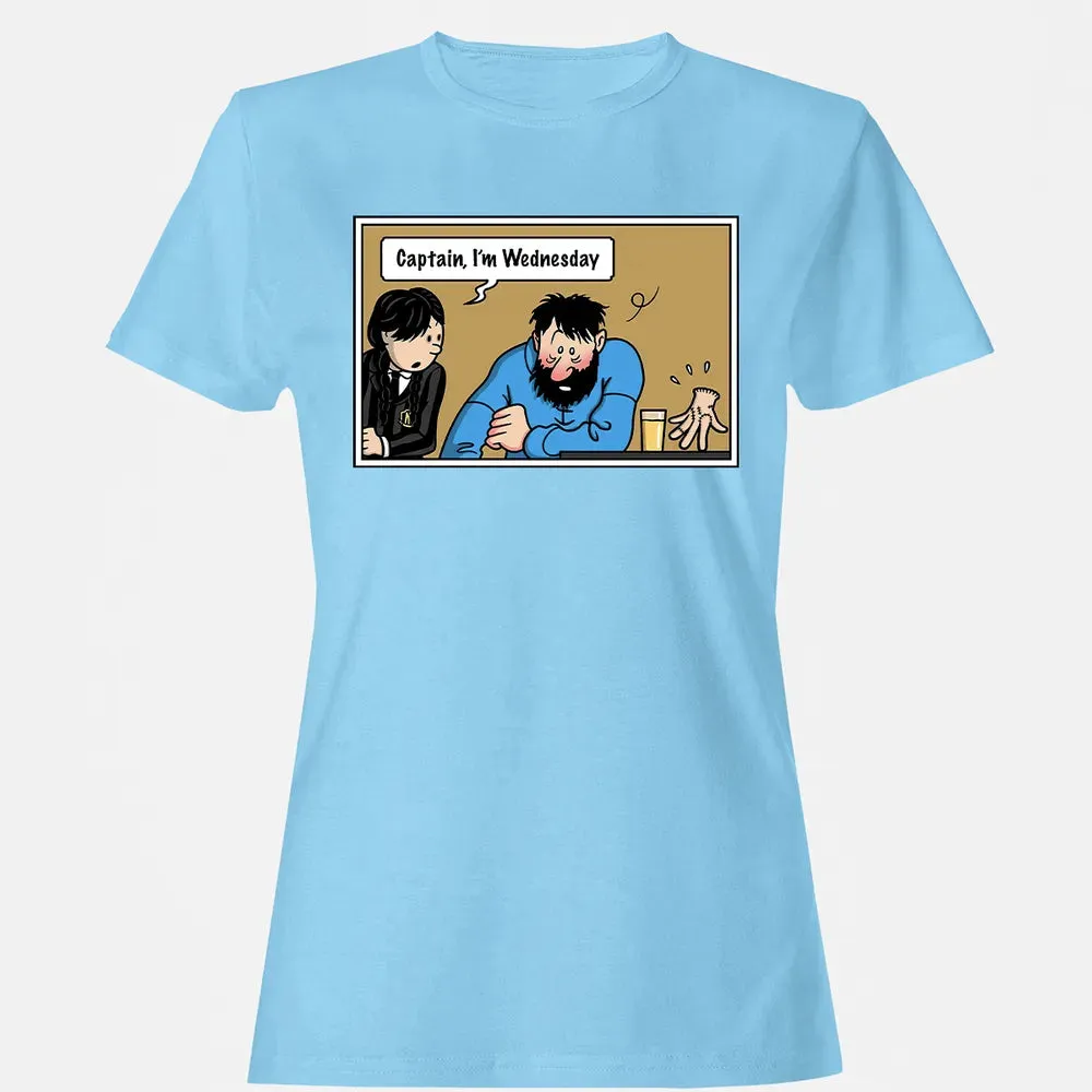 Captain, Iâ€™m Wednesday Women's T-shirt - 8