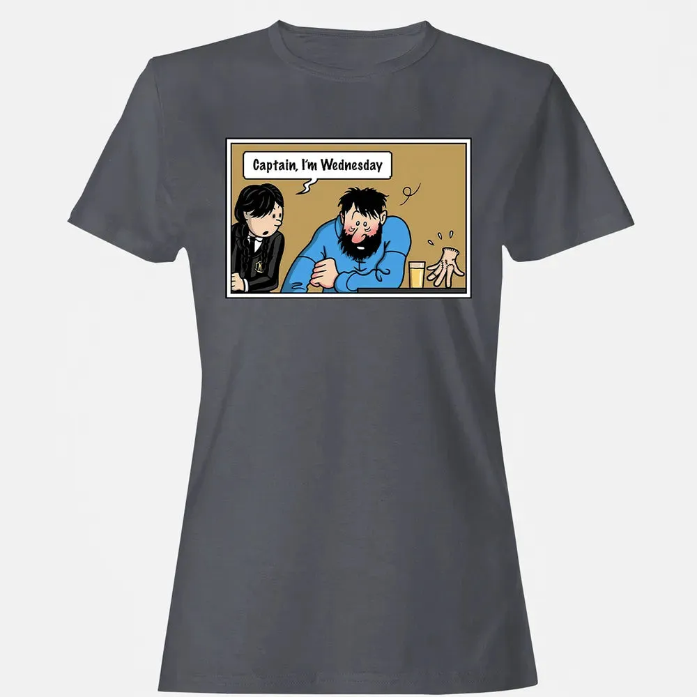 Captain, Iâ€™m Wednesday Women's T-shirt - 5