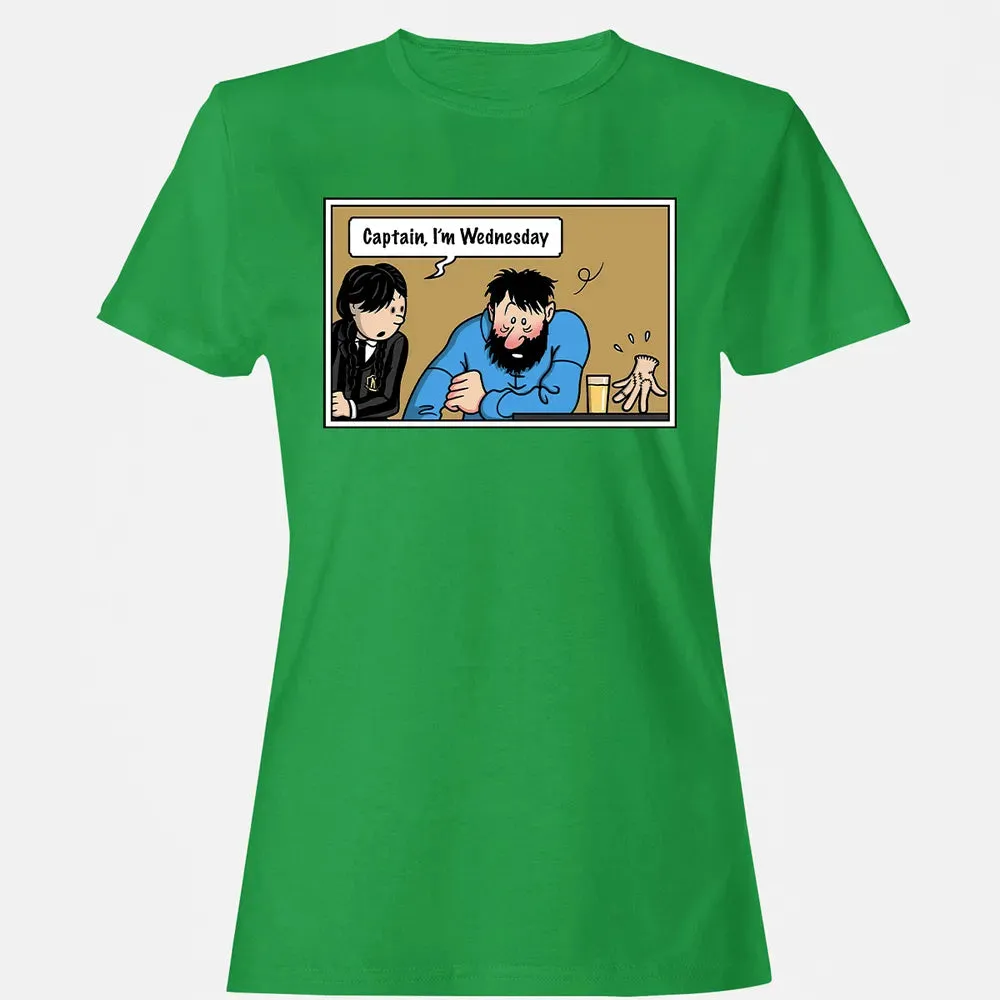 Captain, Iâ€™m Wednesday Women's T-shirt - 7