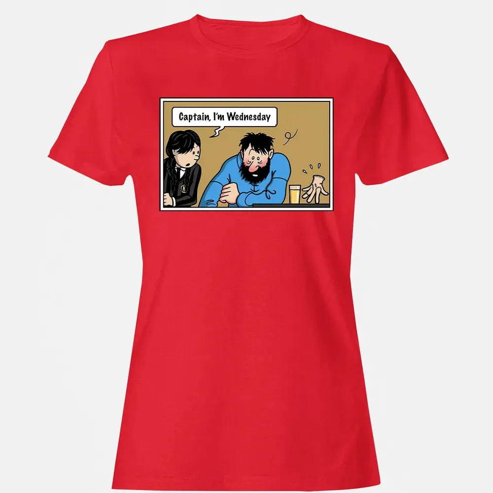 Captain, Iâ€™m Wednesday Women's T-shirt - 13