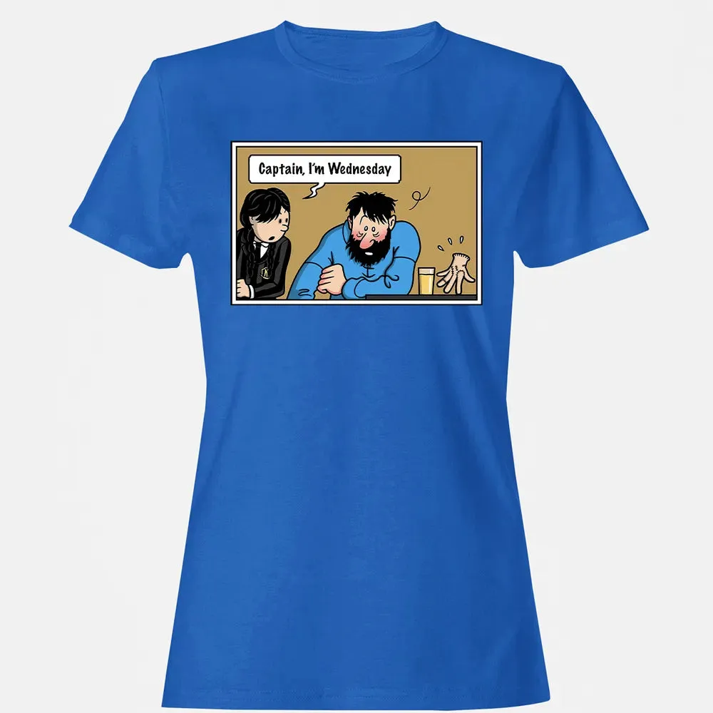 Captain, Iâ€™m Wednesday Women's T-shirt - 14