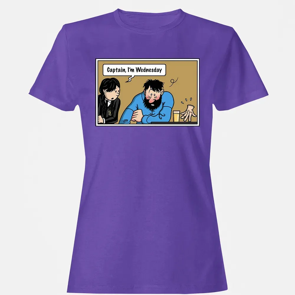Captain, Iâ€™m Wednesday Women's T-shirt - 12