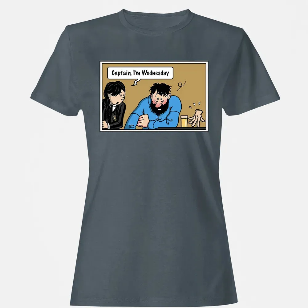 Captain, Iâ€™m Wednesday Women's T-shirt - 3