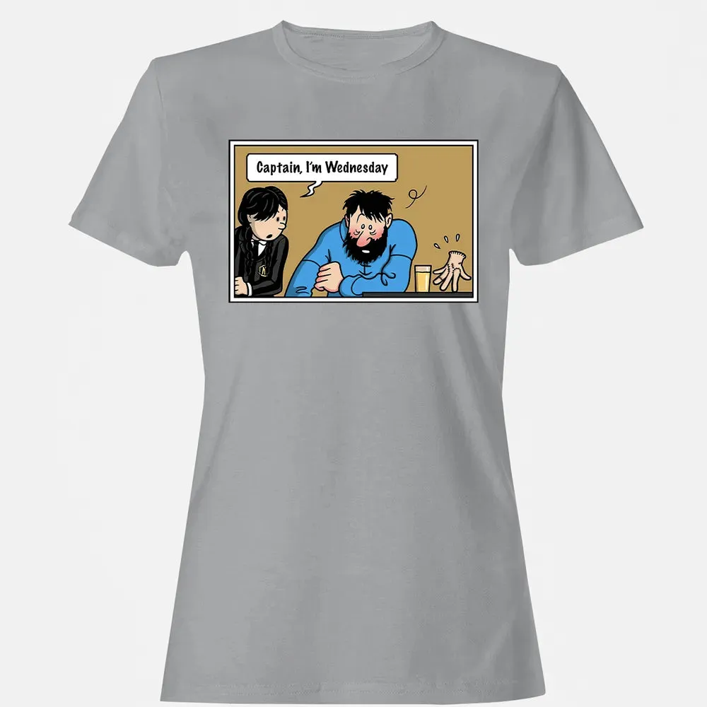 Captain, Iâ€™m Wednesday Women's T-shirt - 15