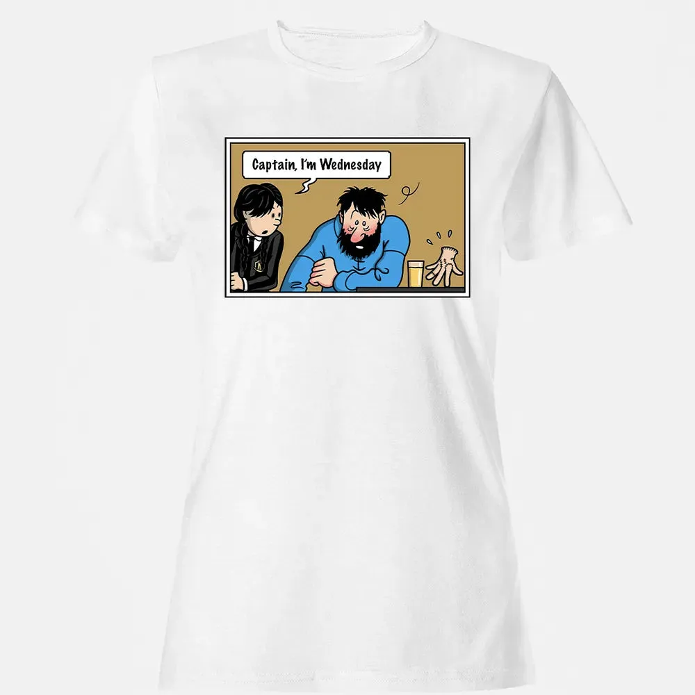 Captain, Iâ€™m Wednesday Women's T-shirt - 16