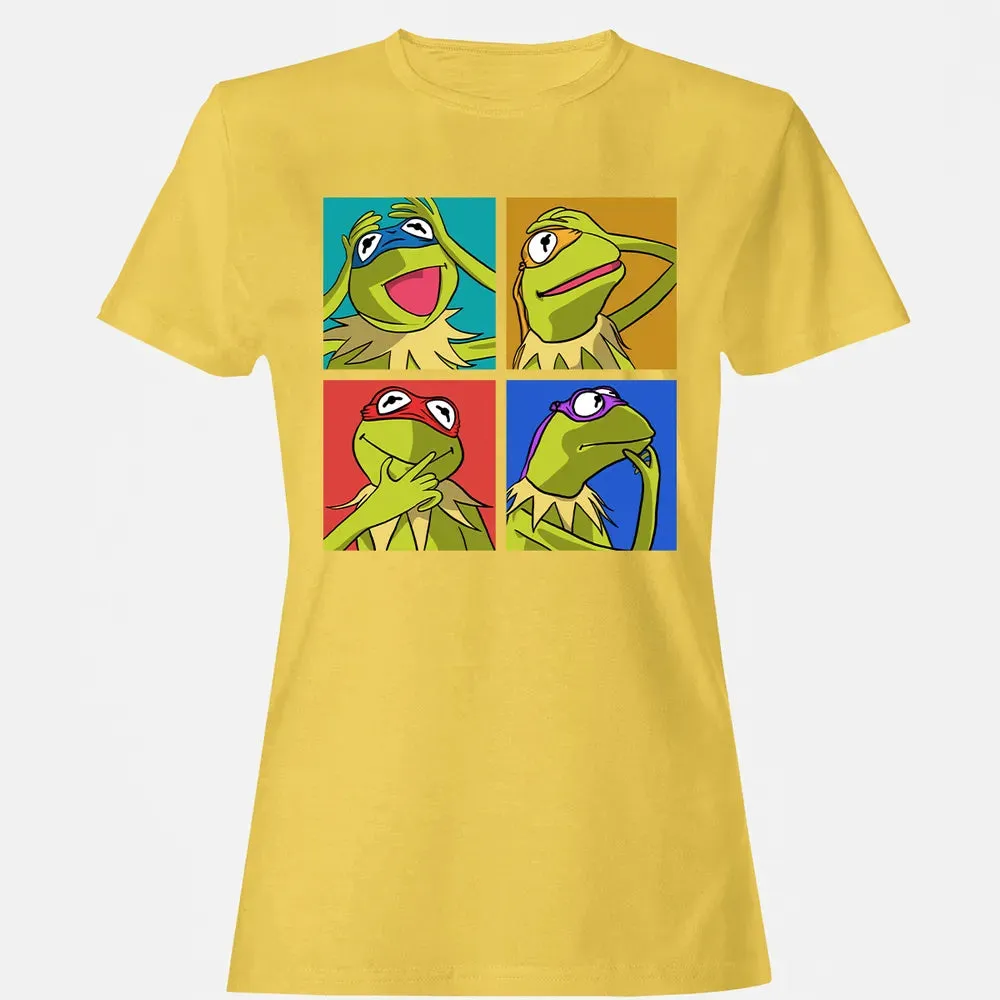 nage Mutant Minja Kermit Women's T-shirt - 4
