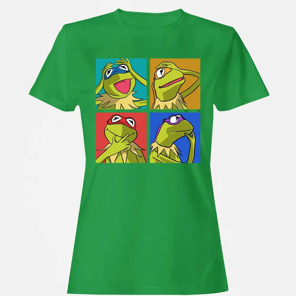 nage Mutant Minja Kermit Women's T-shirt - 7