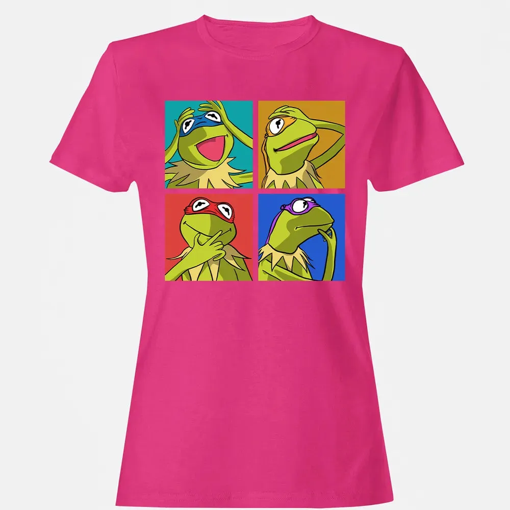 nage Mutant Minja Kermit Women's T-shirt - 6