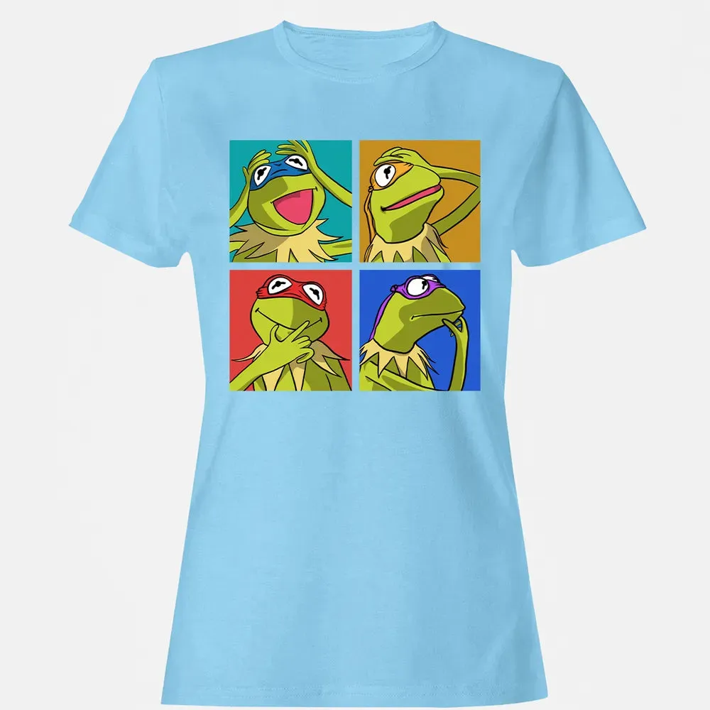 nage Mutant Minja Kermit Women's T-shirt - 8