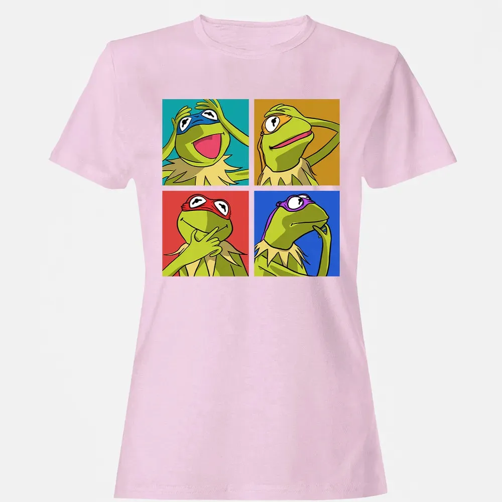 nage Mutant Minja Kermit Women's T-shirt - 9