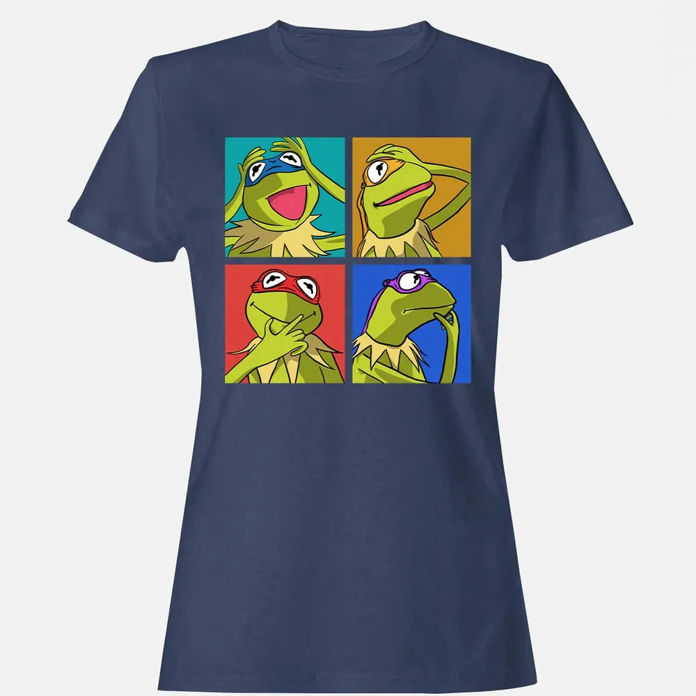 nage Mutant Minja Kermit Women's T-shirt - 10