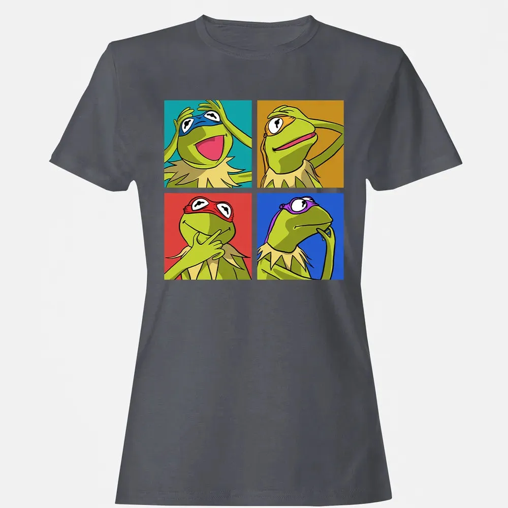 nage Mutant Minja Kermit Women's T-shirt - 5