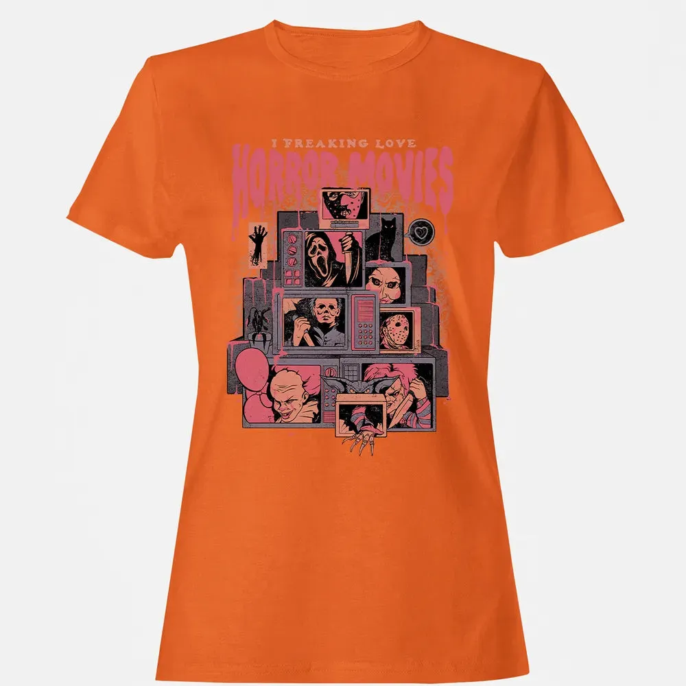 I Freaking Love Horror Movies Women's T-shirt - 11